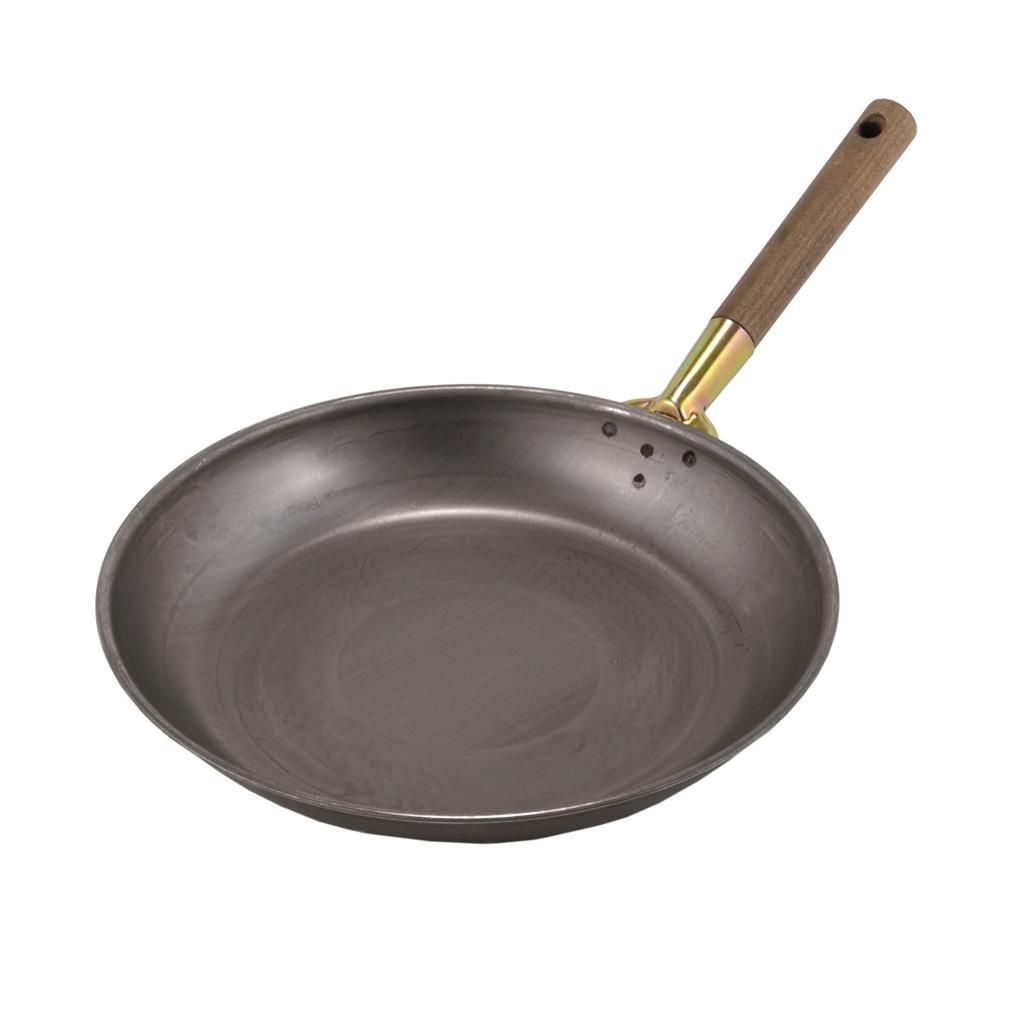 Padella 1 Manico 24 cm Ferro Legno - L.A.R.
