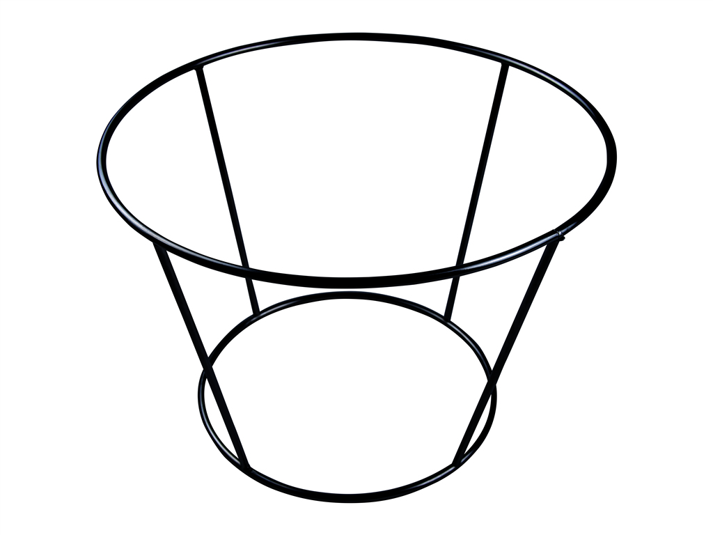 Supporto per Piatto 28 x 20 cm Nero - Filtex