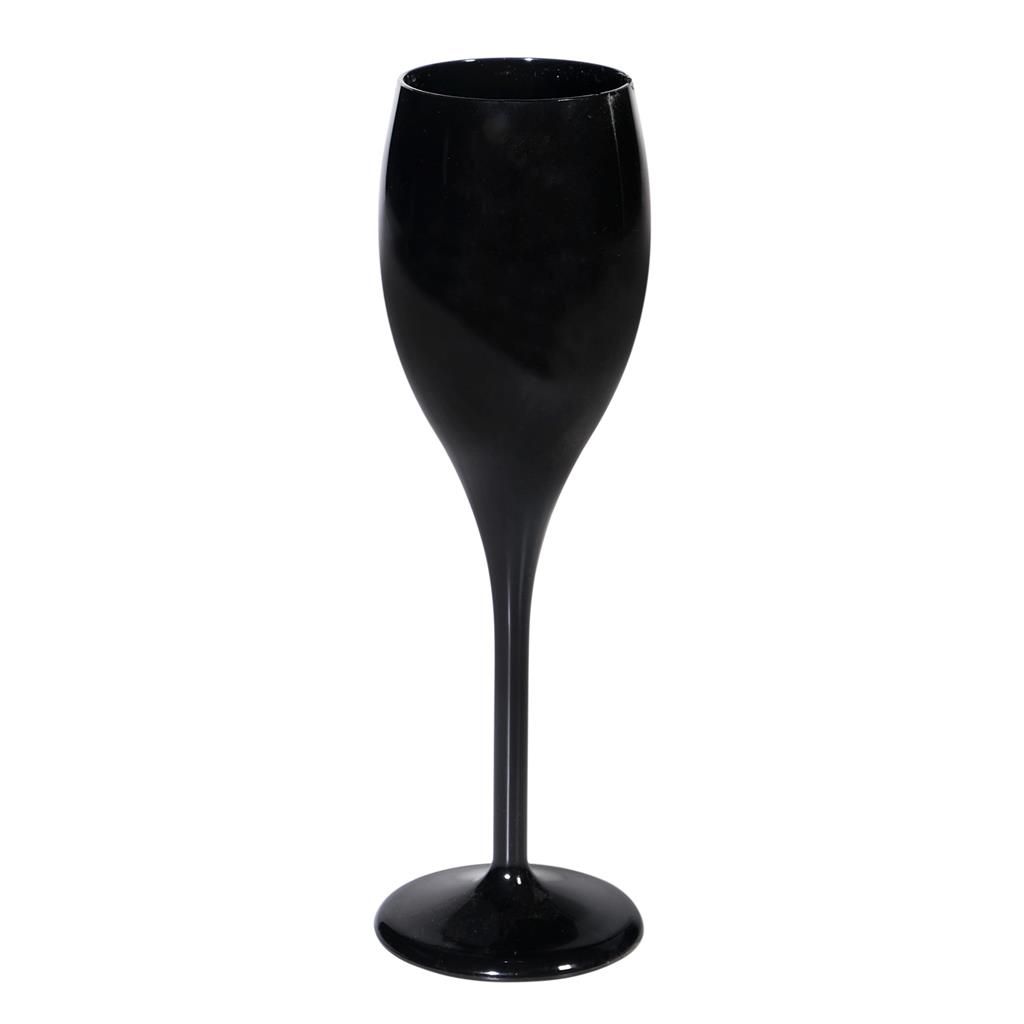 Calice Flute Opera 26 cl Nero - Brevetti Waf