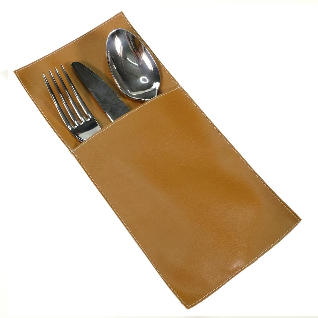 Set 4 Pezzi Buste Portaposate 26 x 12 cm Tan Colour - Tirolix