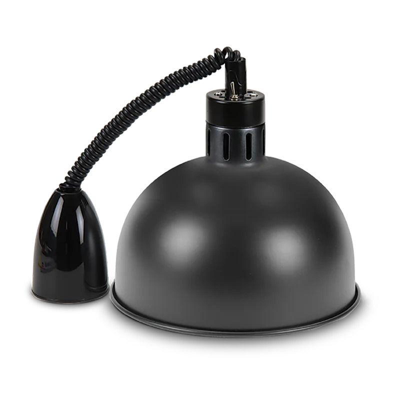 Lampada Scalda Buffet 29 cm Nero - Horecatech