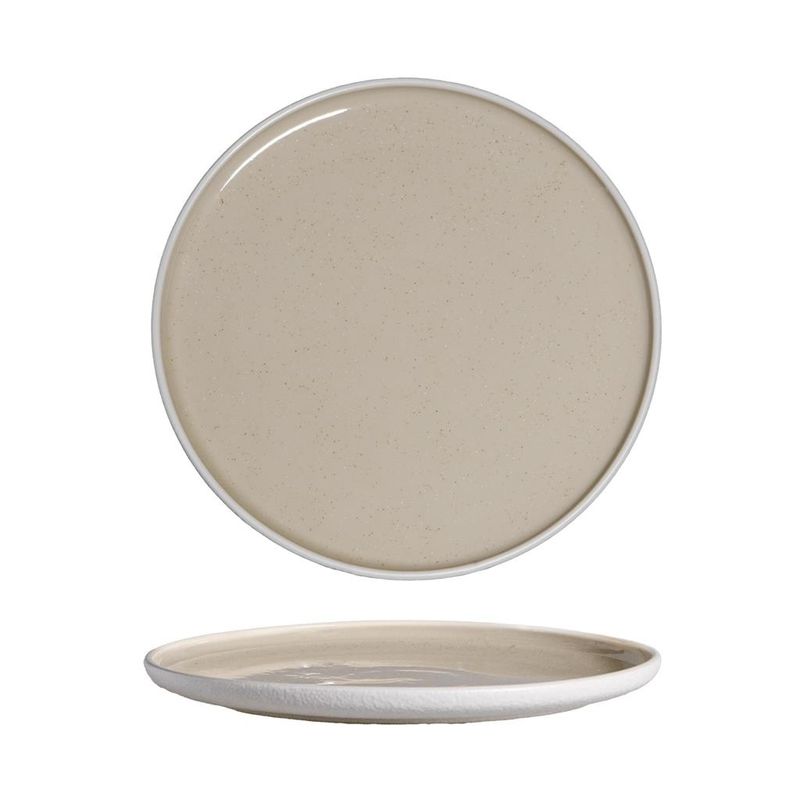 Piatto Piano 20 cm Sandy Beige - Tirolix