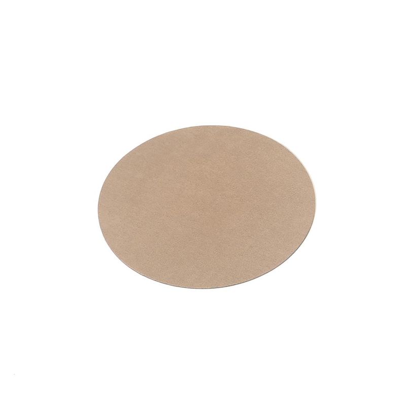 Set 4 Pezzi Sottobicchiere Tondo 11 cm Ecru/Nero - Tirolix