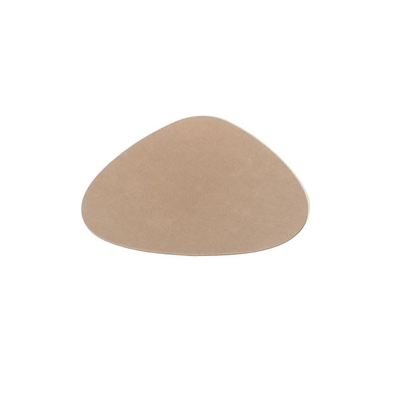 Set 4 Pezzi Sottobicchiere Goccia 13 x 11 cm Ecru/Nero Colour - Tirolix