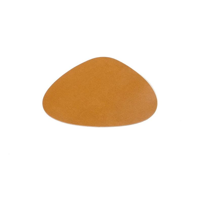 Set 4 Pezzi Sottobicchiere Goccia 13 x 11 cm Tan/Nero Colour - Tirolix