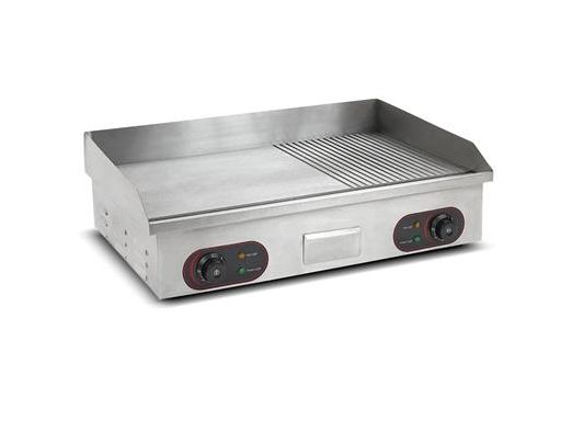 Piastra Grill Liscia/Rigata 73 x 50 cm - Horecatech