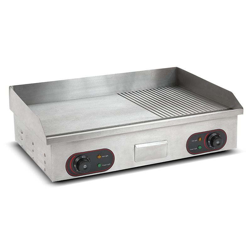 Piastra Grill Liscia/Rigata 73 x 50 cm - Horecatech