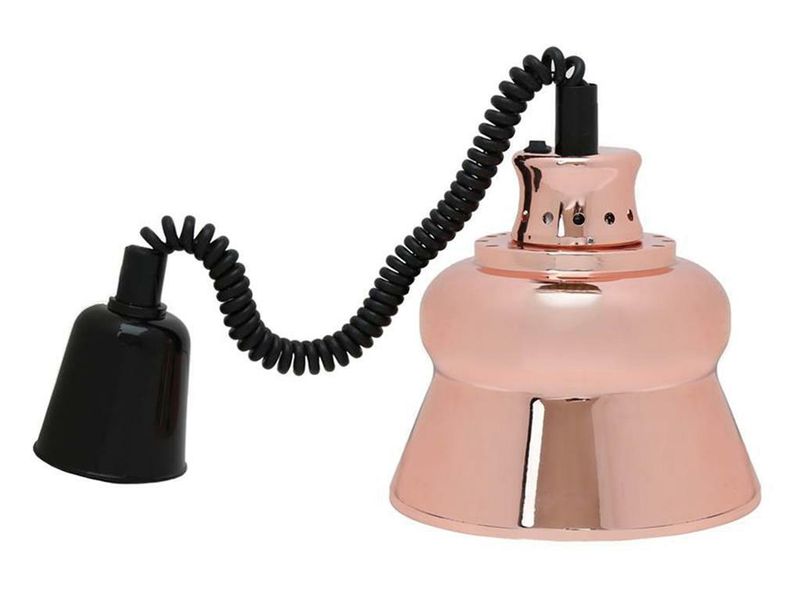 Lampada Scalda Buffet 23 cm Rame Elite - Horecatech