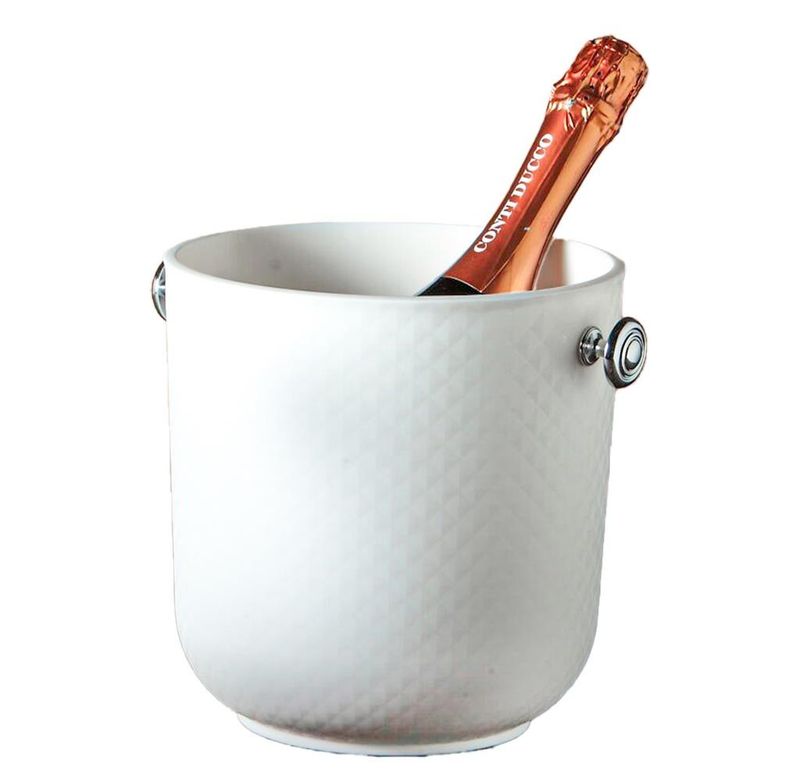 Secchiello Portabottiglie 20,5 cm Diamante Bianco - Mc