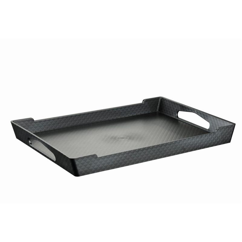 Vassoio Rettangolare 51 x 35 cm Diamante Nero - Mc
