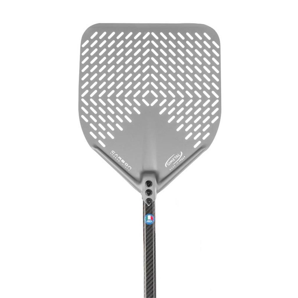 Pala Pizza Rettangolare Forata 33 x 33 cm - Gi.Metal