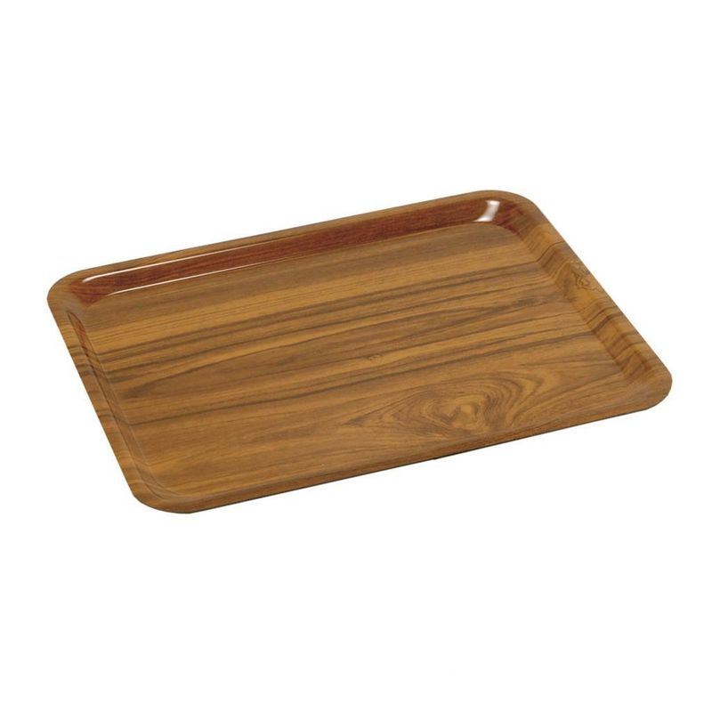 Vassoio 50 x 38 cm Teak Gold - Monetti