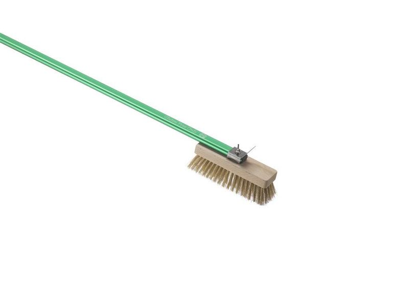 Spazzola Orientabile con Raschietto 20 x 6,6 cm Gluten Free - Gi.Metal