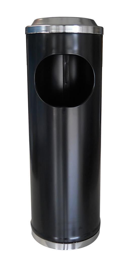 Posacenere con Gettacarte 11 l Nero Mini - Medial