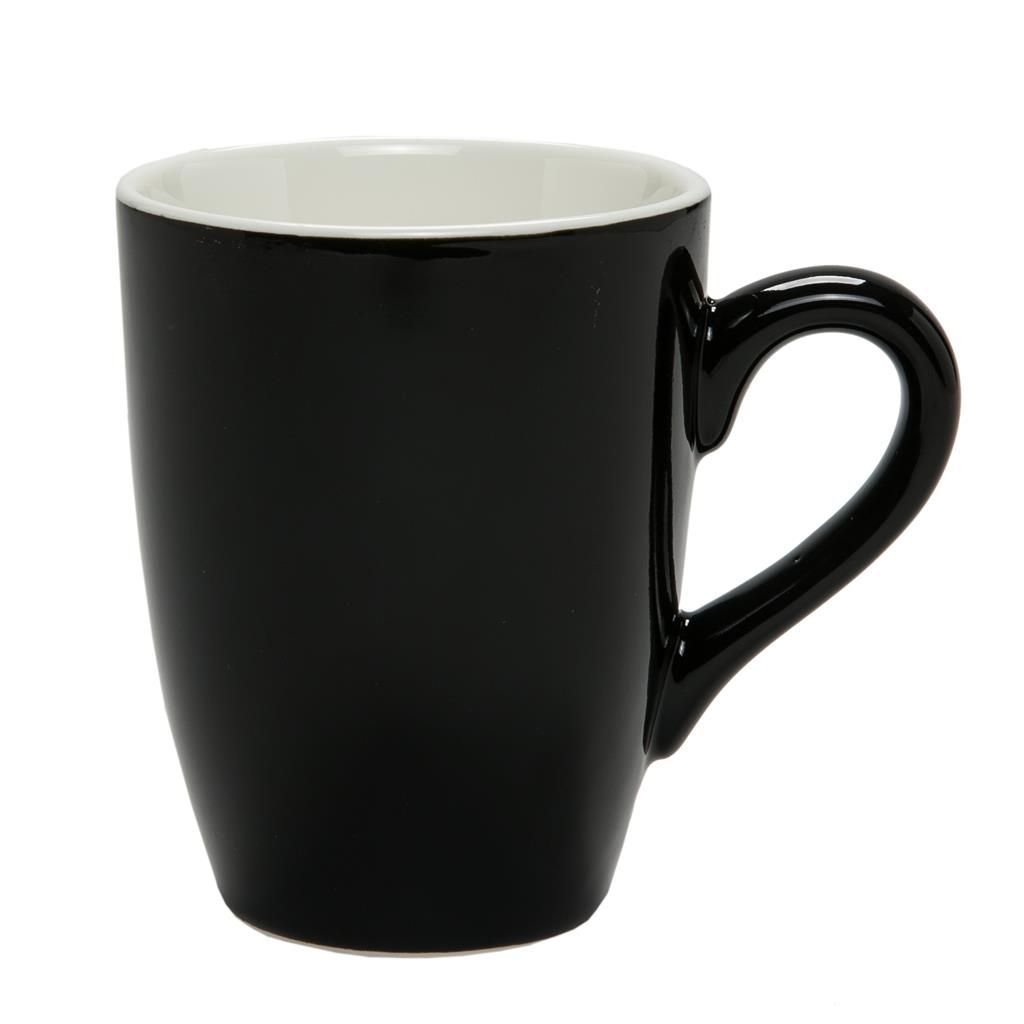 Set 6 Pezzi Mug 32 cl Breakfast Nero - Tirolix