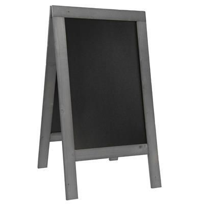 Lavagna Sandwich 131 x 72 cm Nature Grigio - Securit