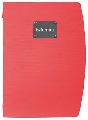 Portamenù 34 x 25 cm Rosso Rio - Securit