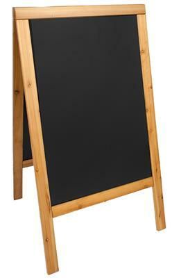Lavagna Sandwich 125 x 70 cm Teak - Securit
