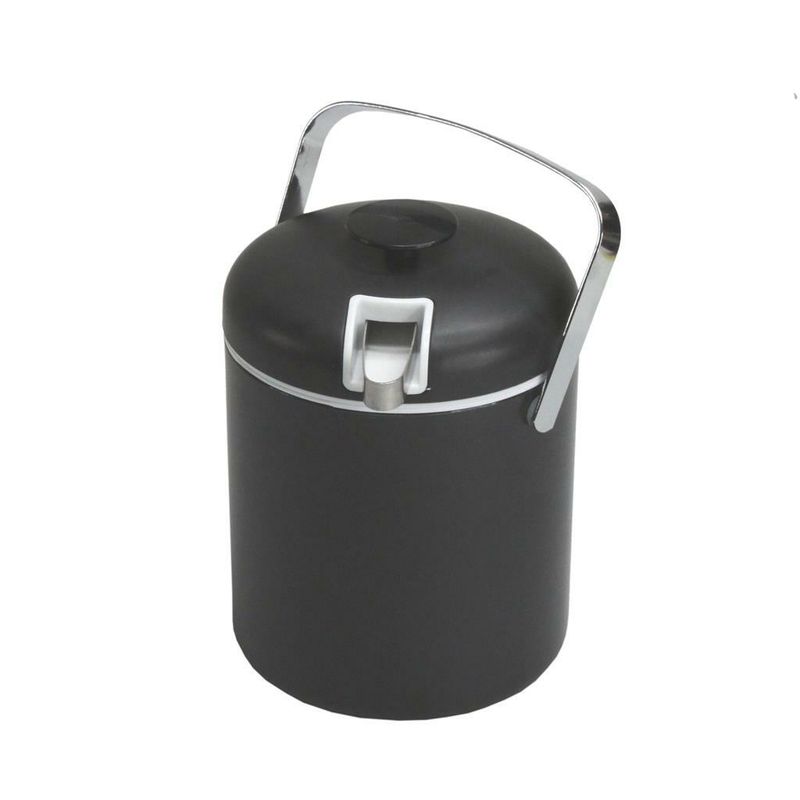 Secchiello Ghiaccio 14 cm Nero Nizza - Tirolix