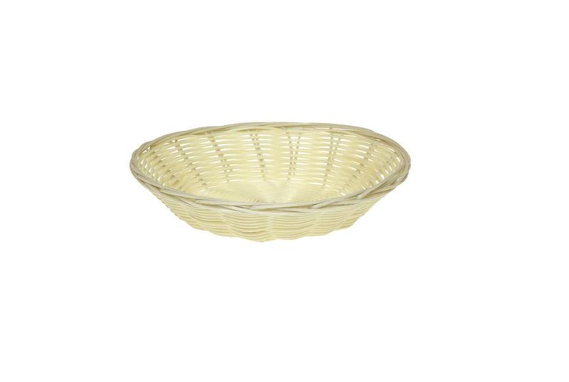 Set 12 Pezzi Cestino Pane Tondo 21 cm Avorio - Tirolix