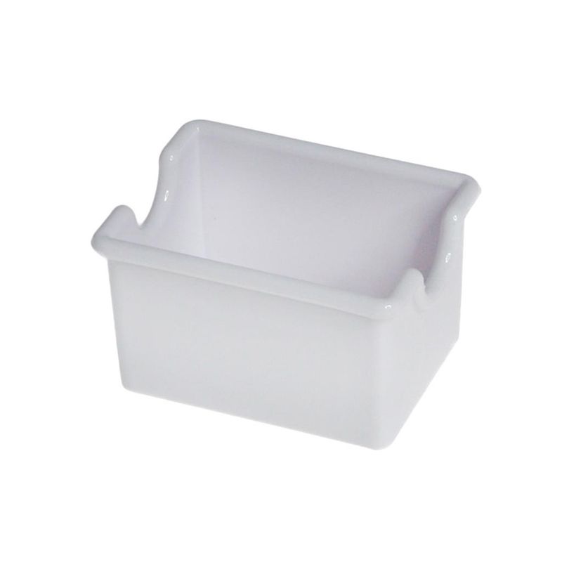 Set 12 Pezzi Portabustine 8,5 x 6,5 cm Bianco - Tirolix