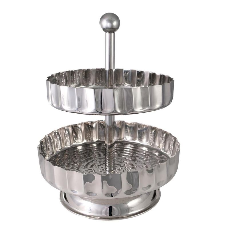 Alzata 2 Piani Margherita 28/24 cm Montecarlo - Tirolix