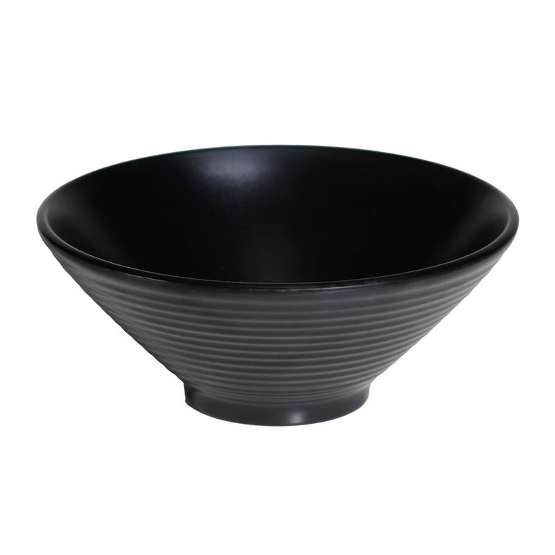Coppa Conica 20 cm Black Melamina - Tirolix