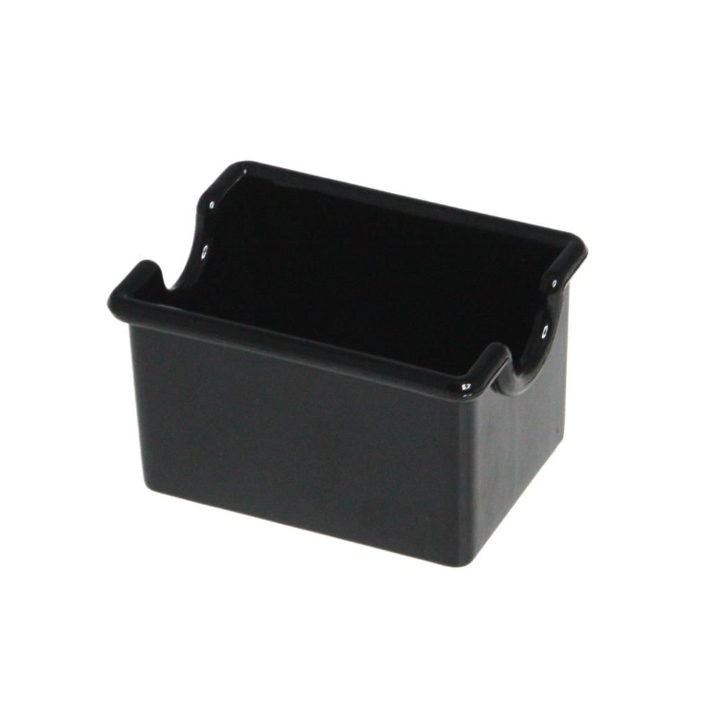 Set 12 Pezzi Portabustine 8,5 x 6,5 cm Nero - Tirolix