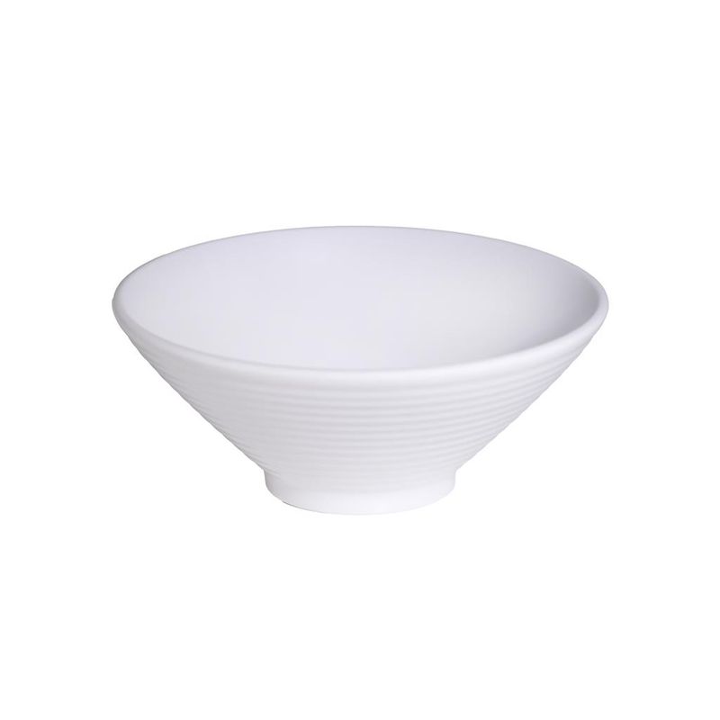 Coppetta Conica 15 cm White Melamina - Tirolix