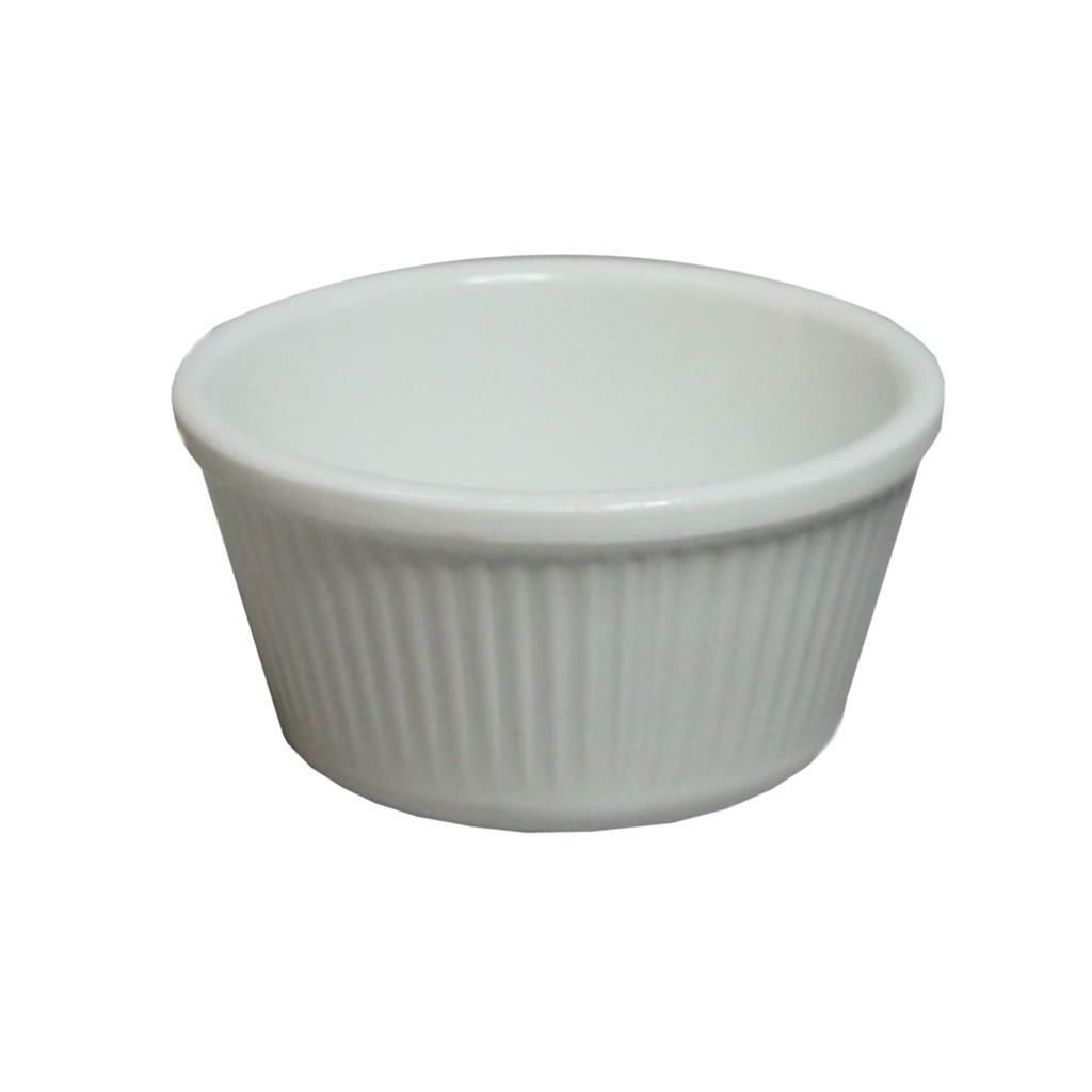 Stampo Ramequin 8 cm Bianco Melamina - Tirolix