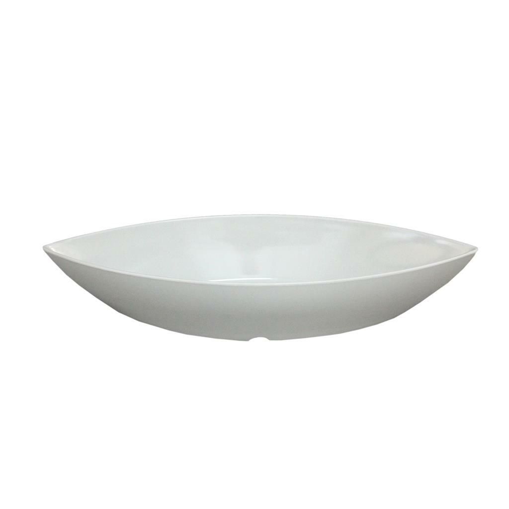 Insalatiera Ovale 50 x 19,5 cm Bianco Melamina - Tirolix