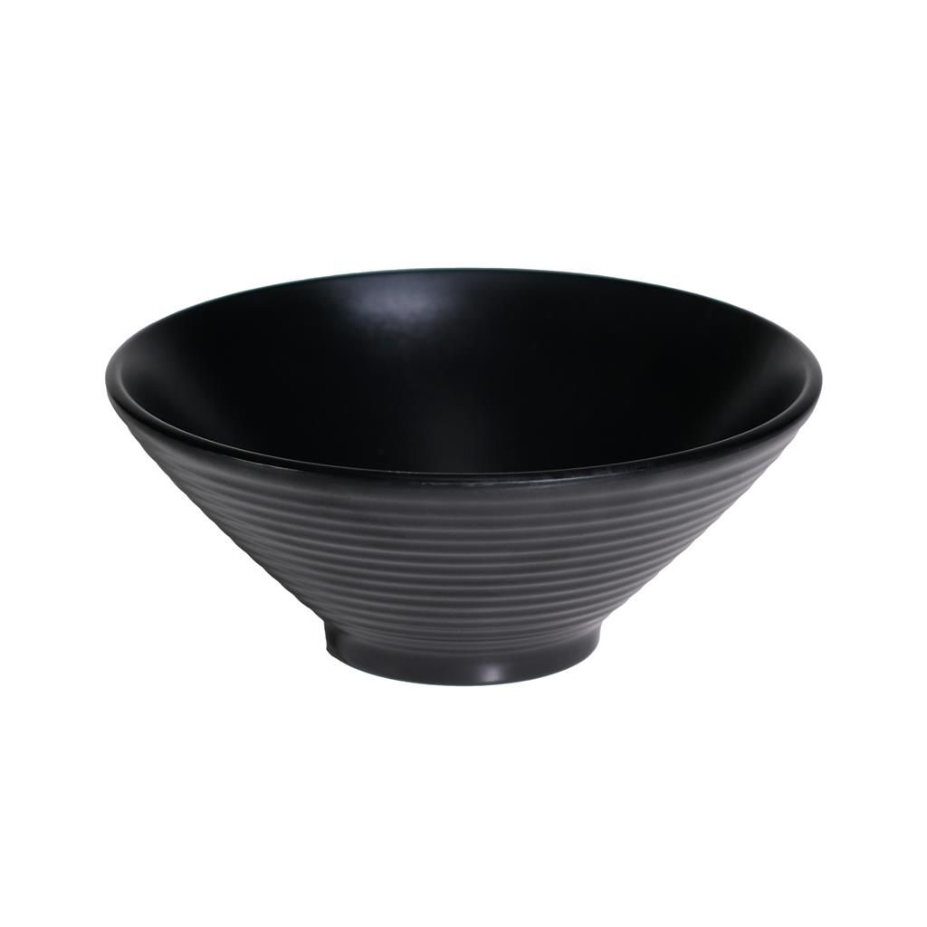 Coppa Conica 18 cm Black Melamina - Tirolix