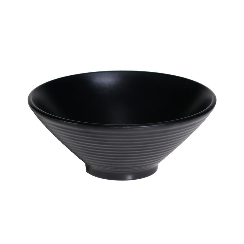 Coppa Conica 18 cm Black Melamina - Tirolix