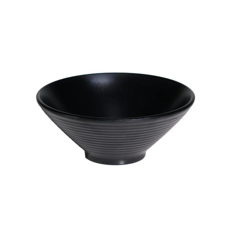 Coppa Conica 15 cm Black Melamina - Tirolix