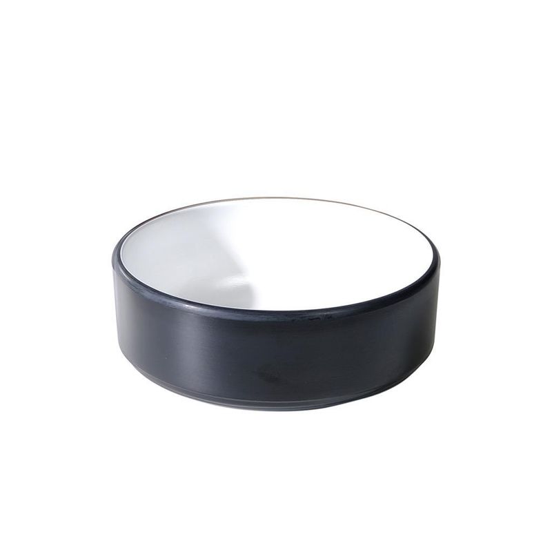 Coppetta 10 cm Melamina Bicolor Bianco/Nero - Tirolix