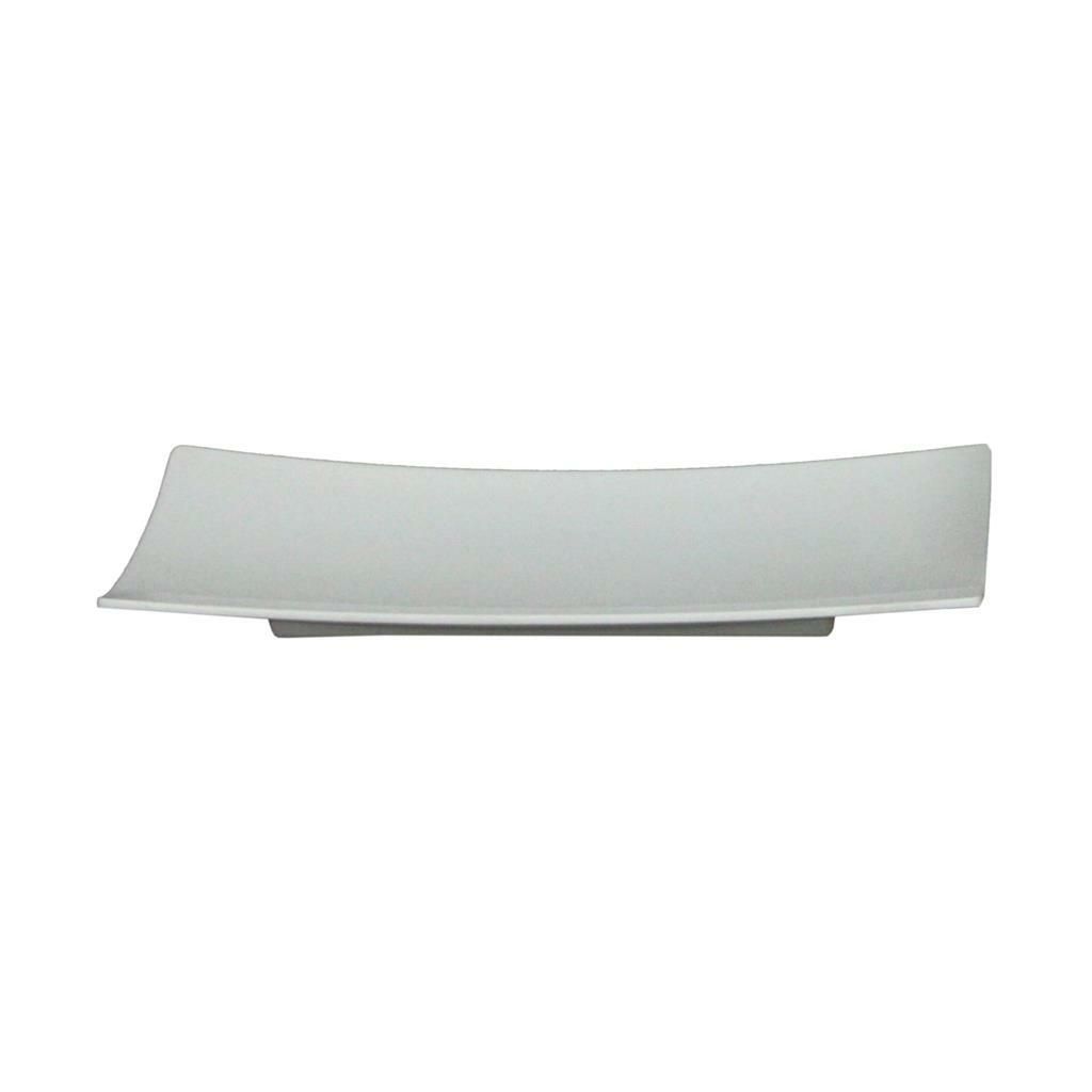 Vassoio Rettangolare 26,5 x 11,5 cm Bianco Melamina - Tirolix