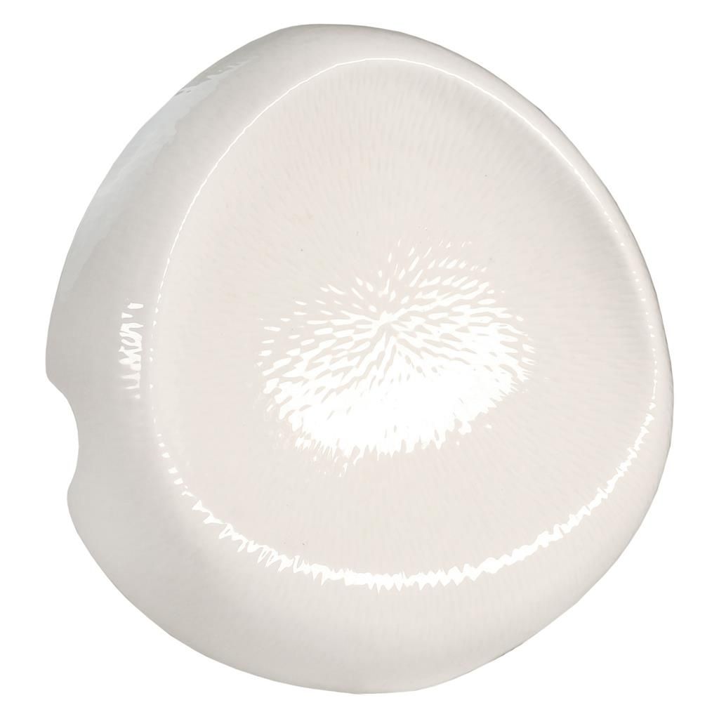 Piatto Gourmet 26,5 x 26 cm Volcan Bianco - Tirolix