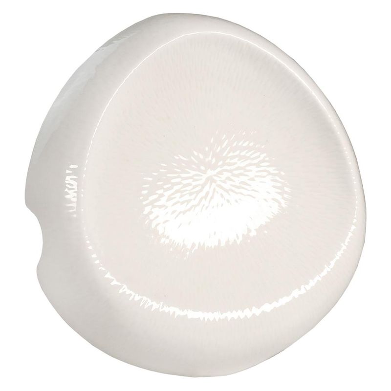 Piatto Gourmet 26,5 x 26 cm Volcan Bianco - Tirolix