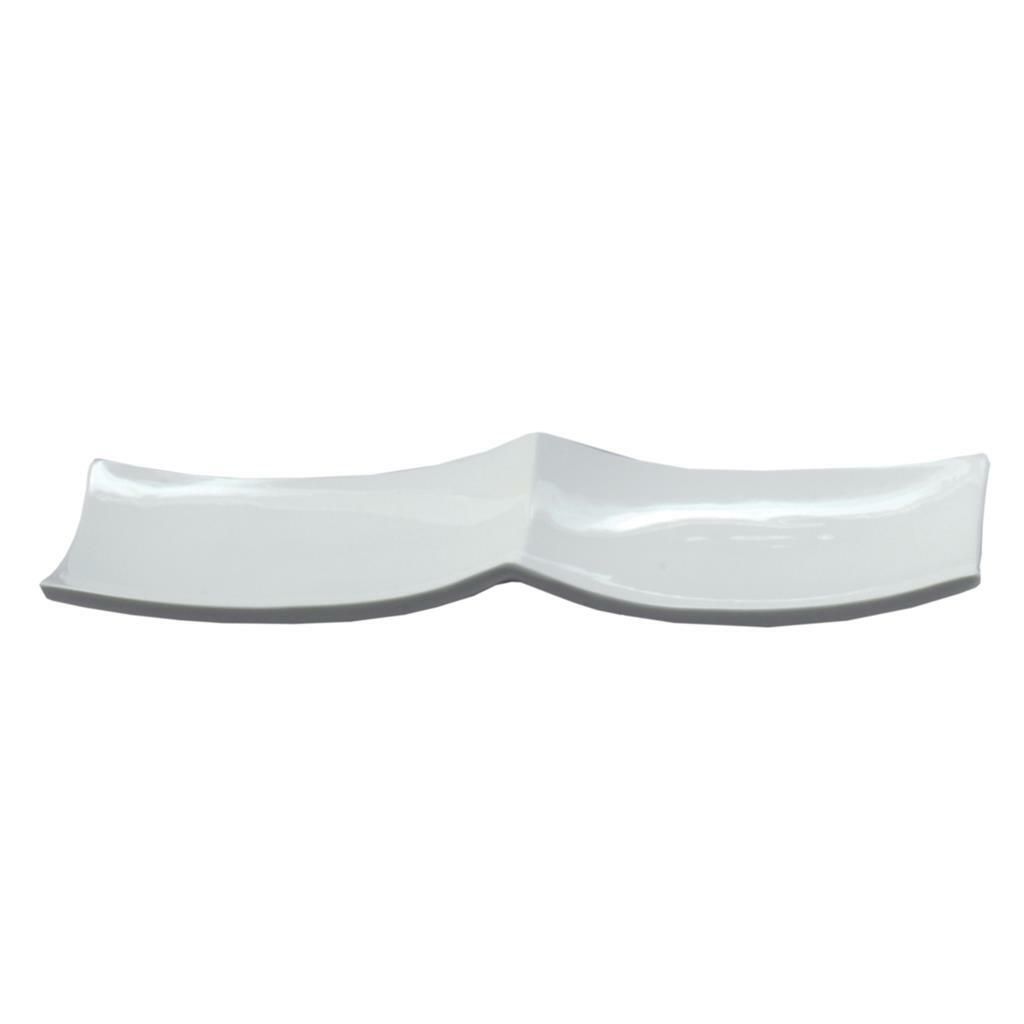Piatto Rettangolare 2 Scomparti 35 x 17 cm Antipastiere - Tirolix