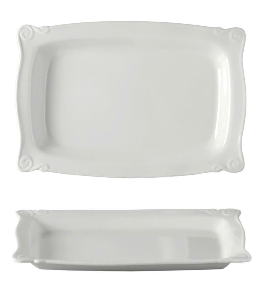 Vassoio Rettangolare Festonato 36 x 24 cm Plates - Tirolix
