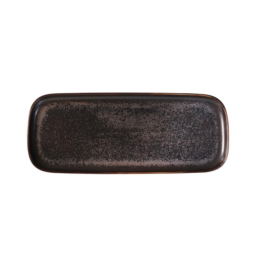 Piatto Rettangolare 31 x 13 cm Marrone Universal Powerful - Costa Verde