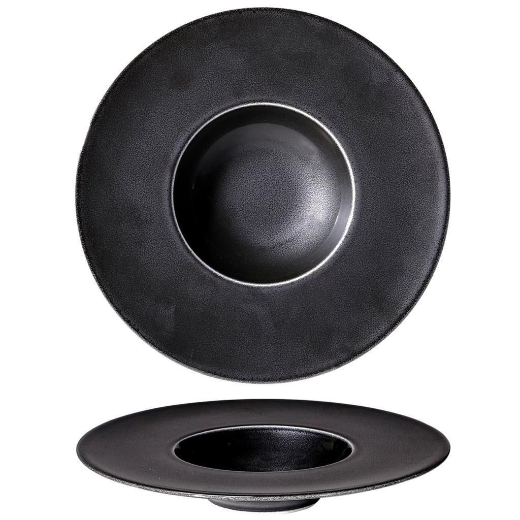 Pasta Bowl 29 cm Nero Saturno Angry - Costa Verde