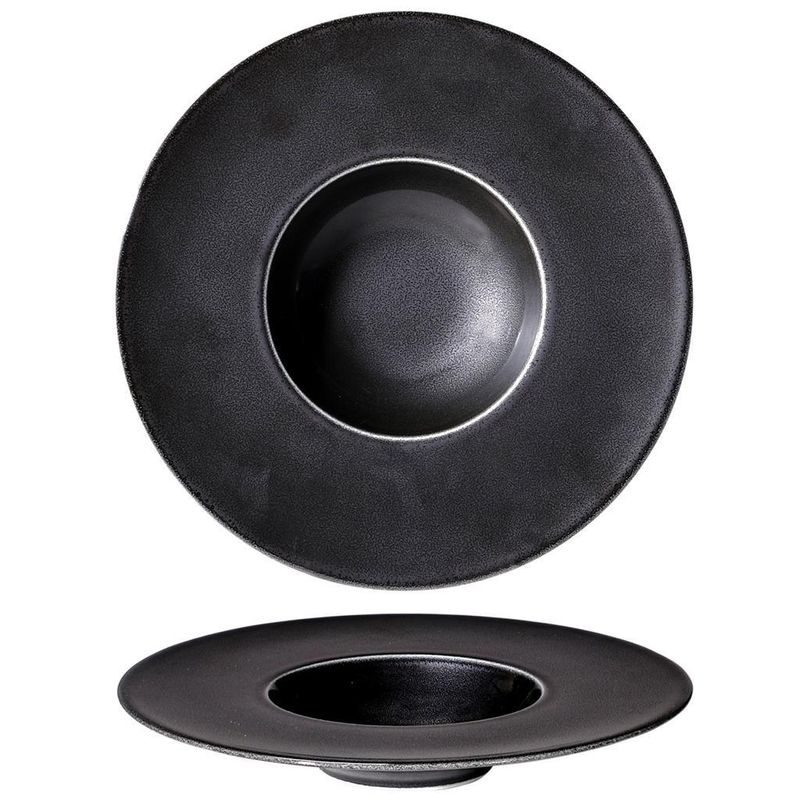 Pasta Bowl 29 cm Nero Saturno Angry - Costa Verde