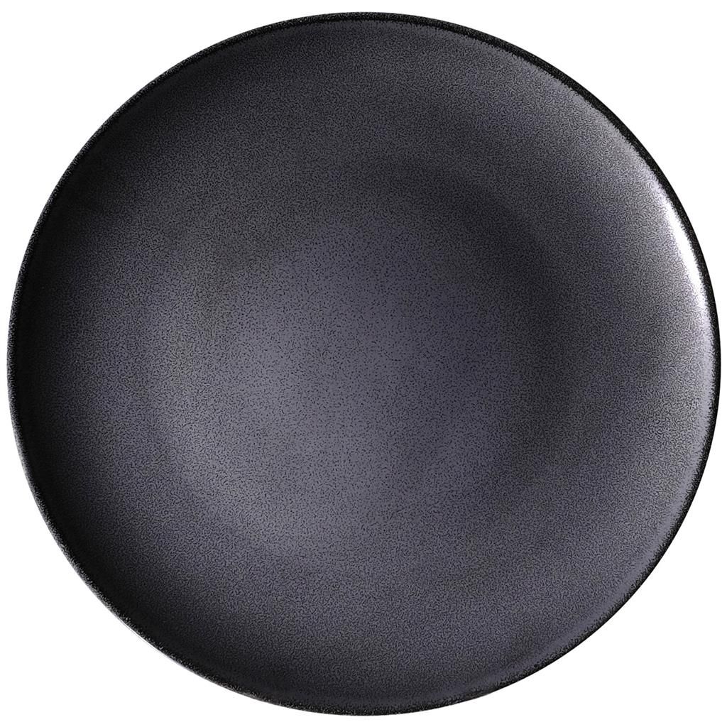 Piatto Piano Coupe 32 cm Nero Saturno Angry - Costa Verde