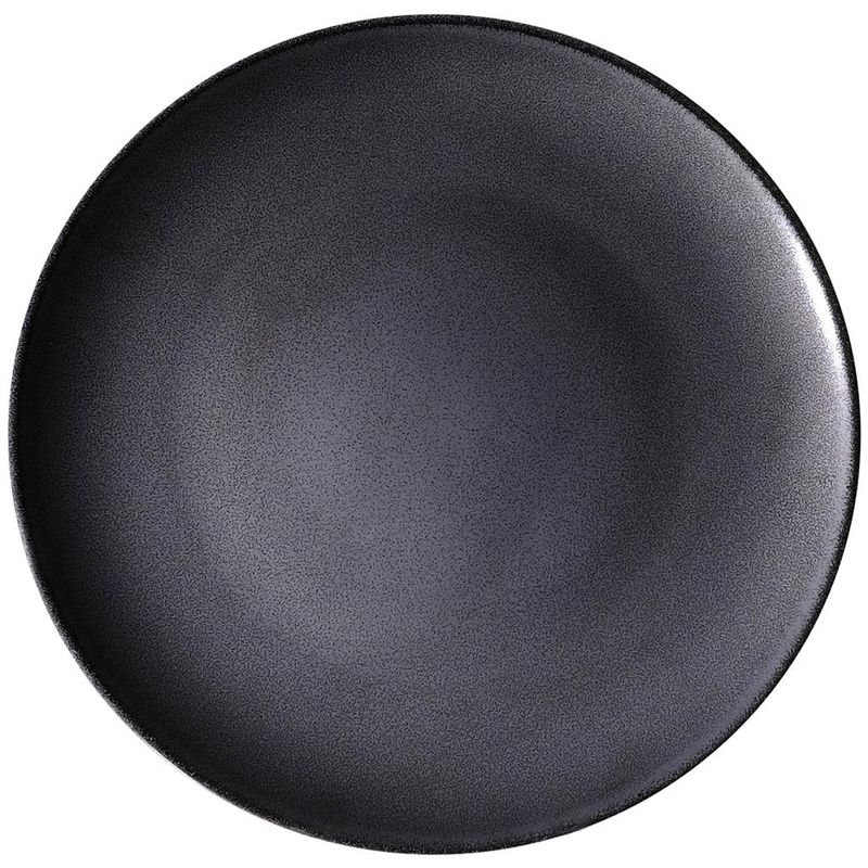 Piatto Piano Coupe 32 cm Nero Saturno Angry - Costa Verde