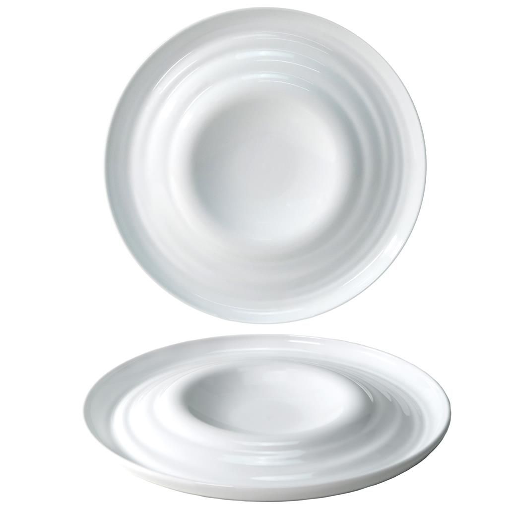 Piatto Wave 30 cm Agma White - Costa Verde