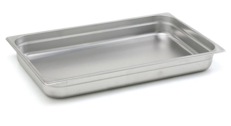 Teglia Gastronorm 1/1 53 x 32,5 cm Forno Gastronorm Bacinella Inox H 6,5 cm - Agnelli