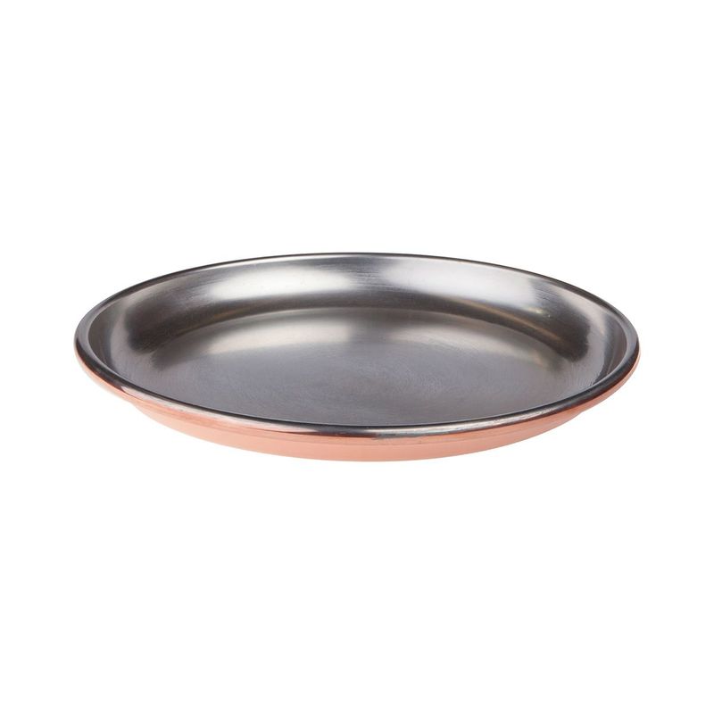 Vassoio Frutti di Mare 24 cm Rame Liscio Stagnato 2 mm - Agnelli