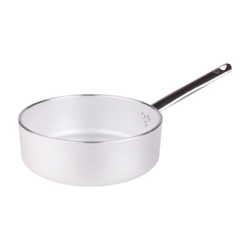 Casseruola Bassa 1 Manico 28 cm Alluminio 5 mm Radiante - Agnelli