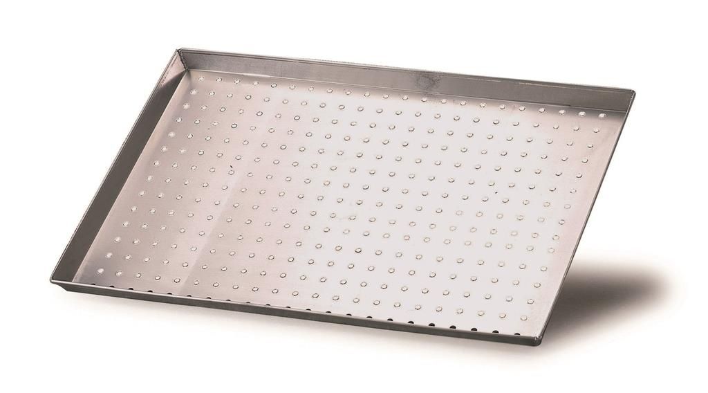 Teglia Rettangolare Forata 40 x 30 Pizza - Agnelli